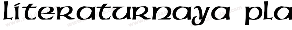 Literaturnaya Plain 001.001字体转换
